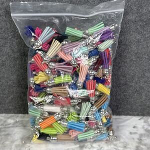 238 Pieces Keychain Tassels Leather Tassel Bulk for DIY Keychain and Craft